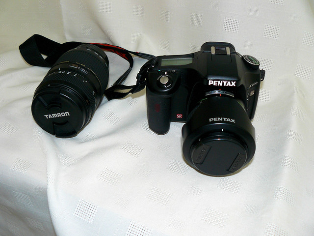 A photo of the Pentax K-200 Digital SLR