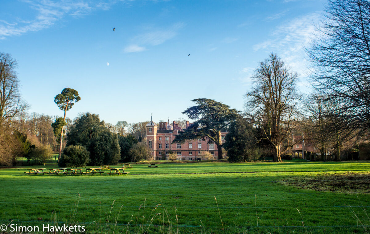 Blickling Hall National Trust property pictures - Blickling hall in the distance