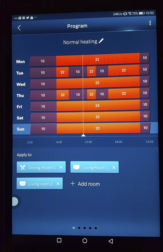 Bosch EasyControl Smart phone app
