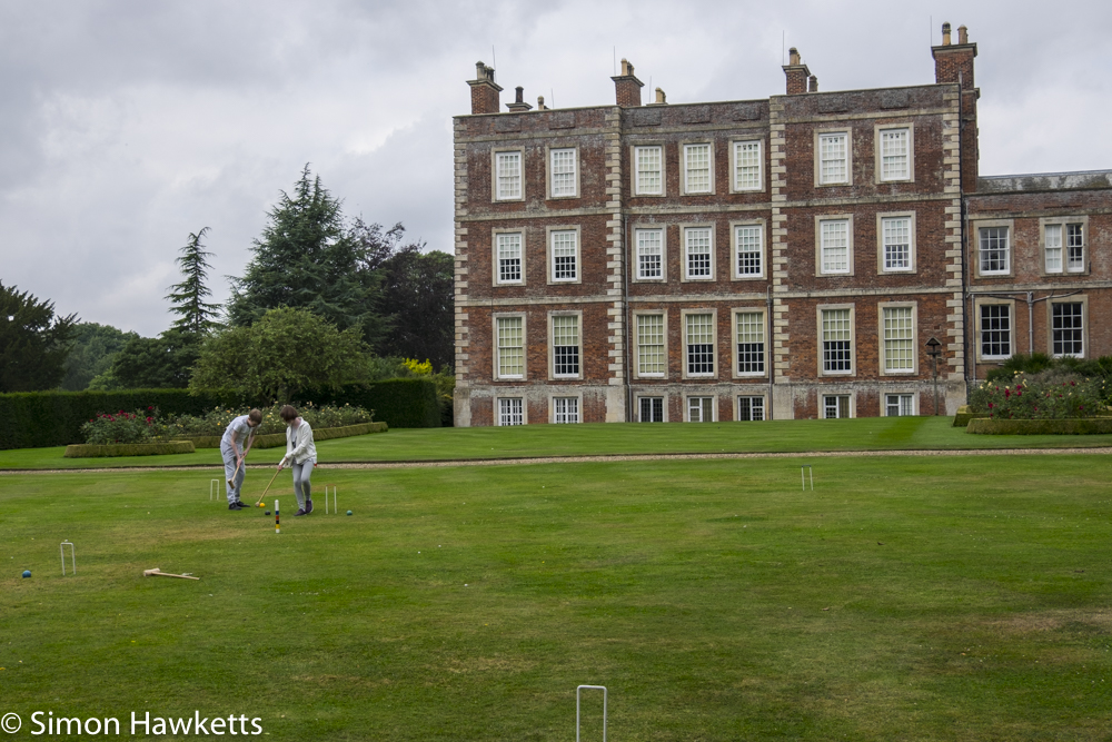 Gunby Hall holiday pictures with fuji x-t1 - playing croquet