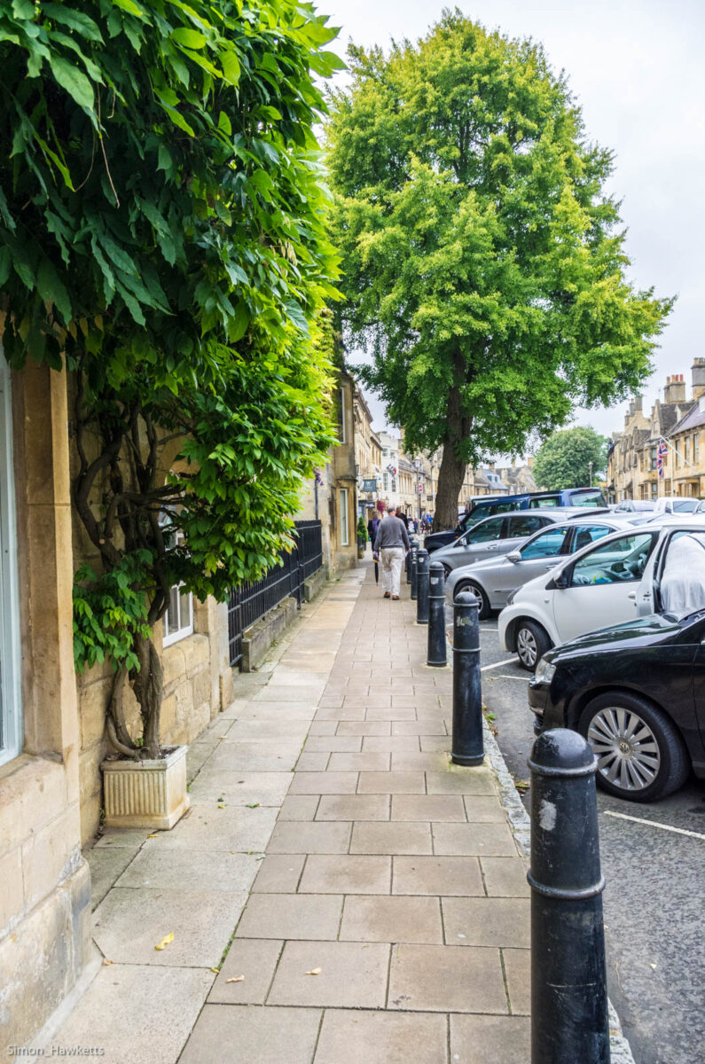 Cars and Bollards at Chipping Campden