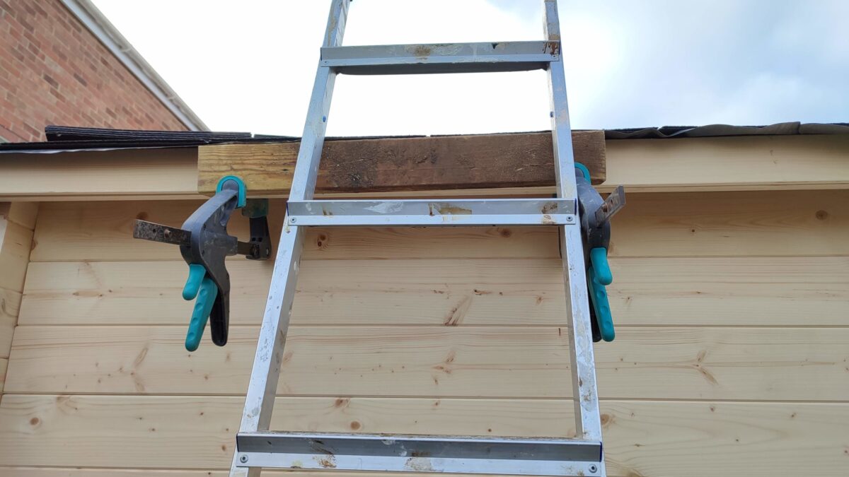 Ladder to the roof