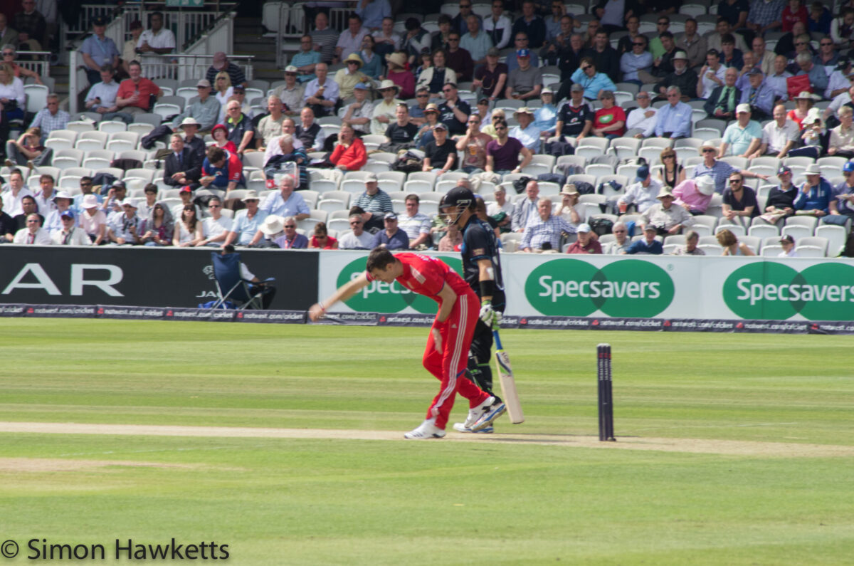 Lords cricket ground - Anderson takes the first over