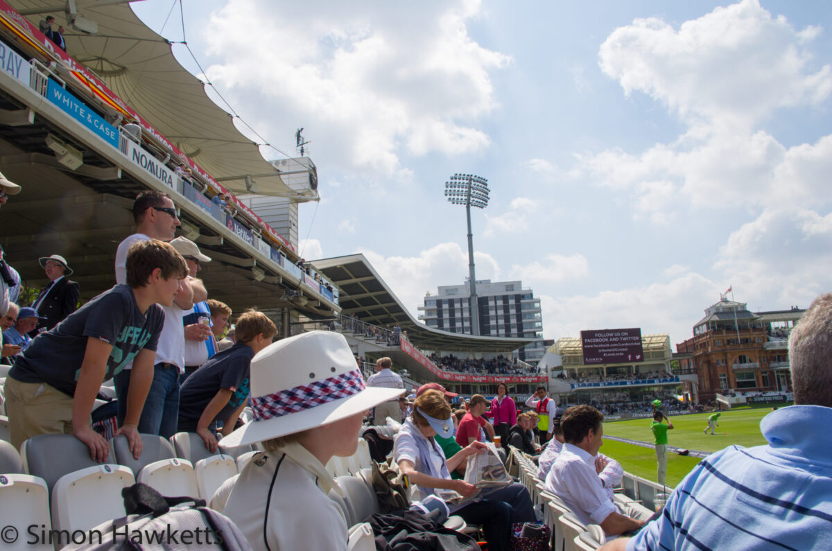 Lords cricket ground - Our seat