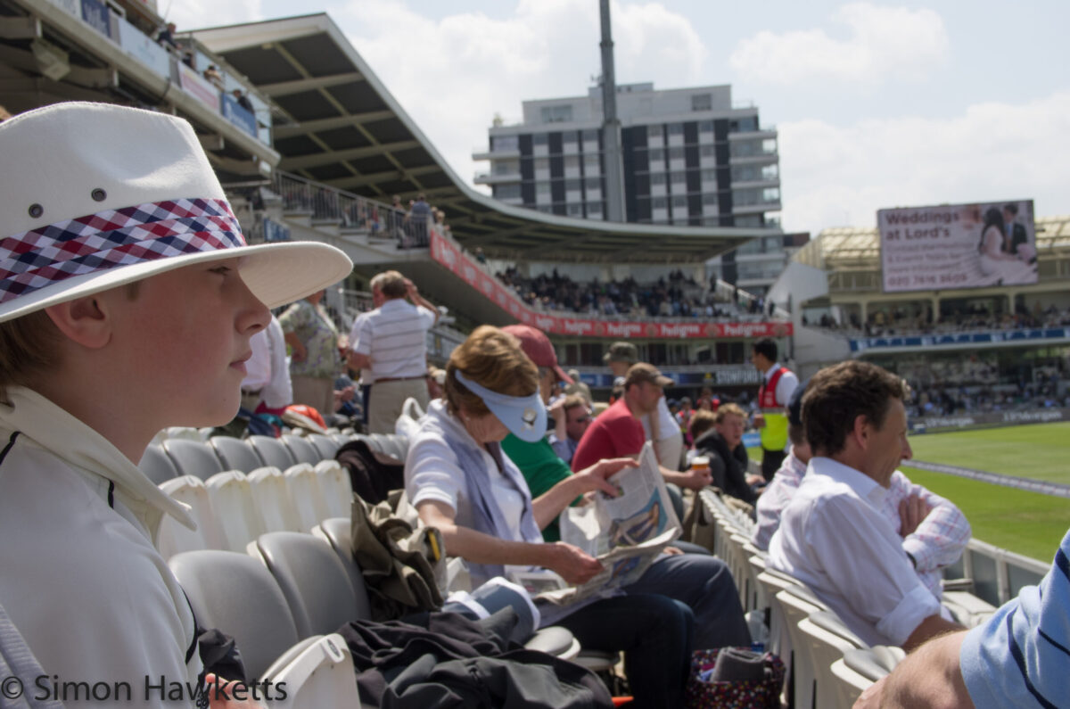 Lords cricket ground - Our seat
