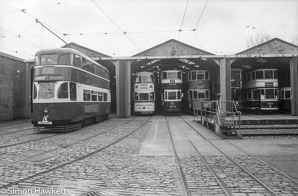 Pentax MZ-3 and Ilford HP5+ - Tram sheds