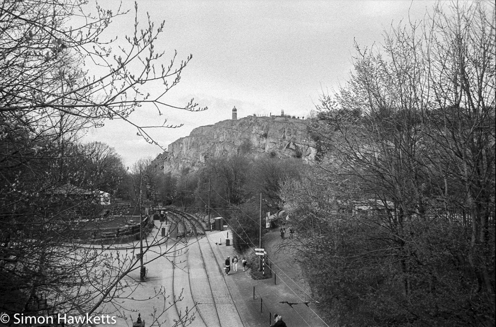 Pentax MZ-3 and Ilford HP5+ - Tram village entrance