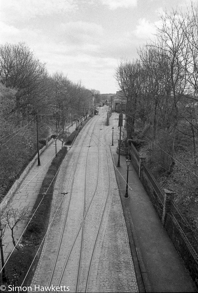 Pentax MZ-3 and Ilford HP5+ - Trams below